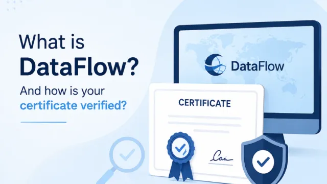 ما هو الداتا فلو (DataFlow)؟ وكيف يتم توثيق شهاداتك؟