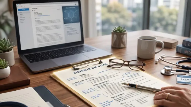 كيفية كتابة CV طبي احترافي